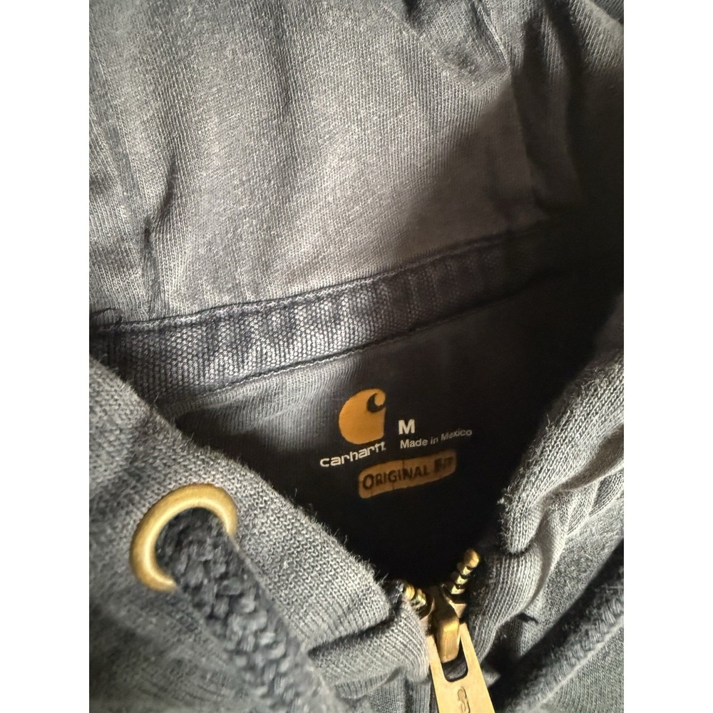 Carhartt Zip Up Hoodie Men's Medium - Picture 3 of 4
